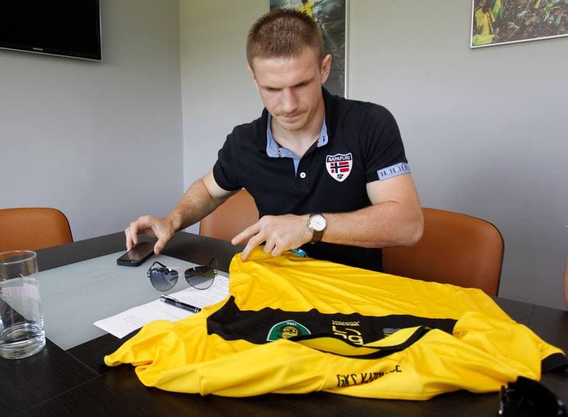 Football. GKS Katowice. Press Conference. 27.07.2014