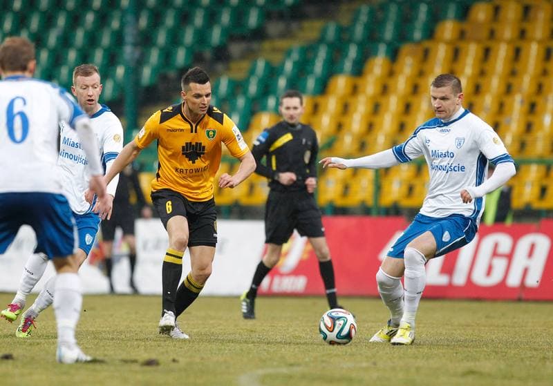 Football. I Liga. GKS Katowice - Flota Swinoujscie. 14.03.2015