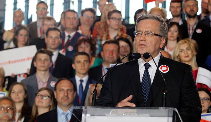 Bronislaw Komorowski. Election Convention. 18.05.2015