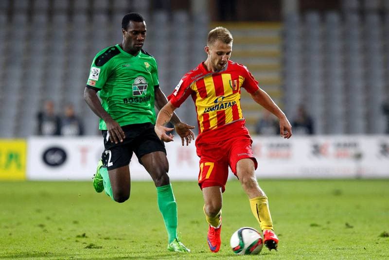 Football. PKO BP Ekstraklasa. Korona Kielce - Gornik Leczna. 21.09.2015