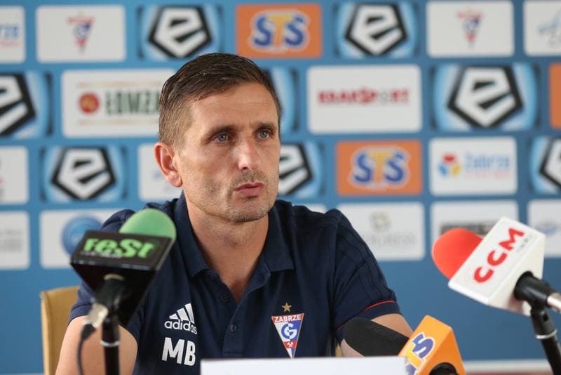 Football. Gornik Zabrze. Press Conference. 18.10.2017