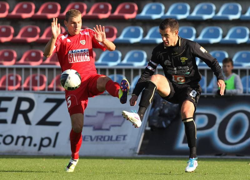 Football. I liga. Piast Gliwice - Bogdanka Leczna. 16.10.2011
