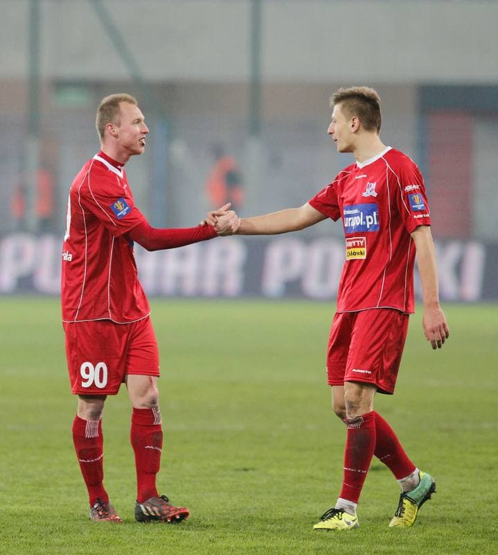 Football. Polish Cup. Piast Gliwice - Podbeskidzie Bielsko Biala. 04.03.2015