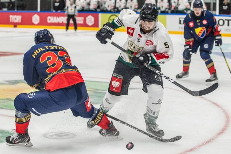 Ice Hockey. Champions Hockey League. GKS Tychy - Djurgarden Stockholm. 30.08.2019