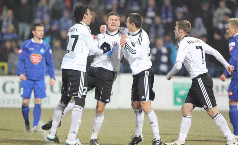 Football. Puchar Polski. Ruch Chorzow - Legia Warsaw. 01.03.2011