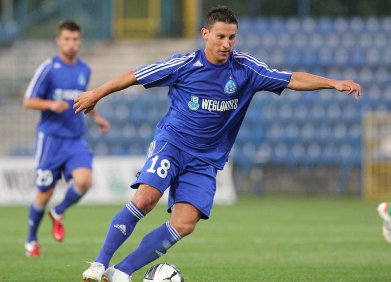 Football. Europa League. Ruch Chorzow - Metalurg Skopje. 19.07.2012