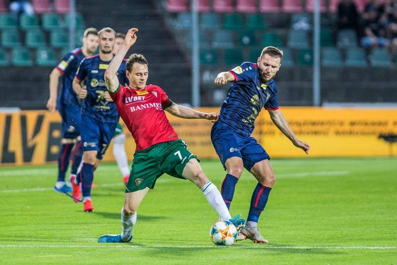 Football. Fortuna I Liga. Zaglebie Sosnowiec - Odra Opole. 26.06.2020