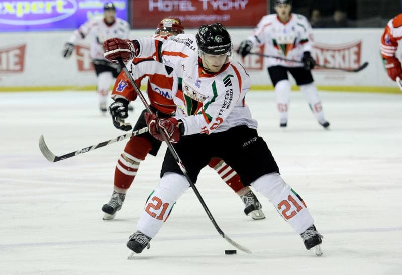 Ice Hockey. Polska Liga Hokejowa. GKS Tychy - Comarch Cracovia Krakow. 15.02.2013