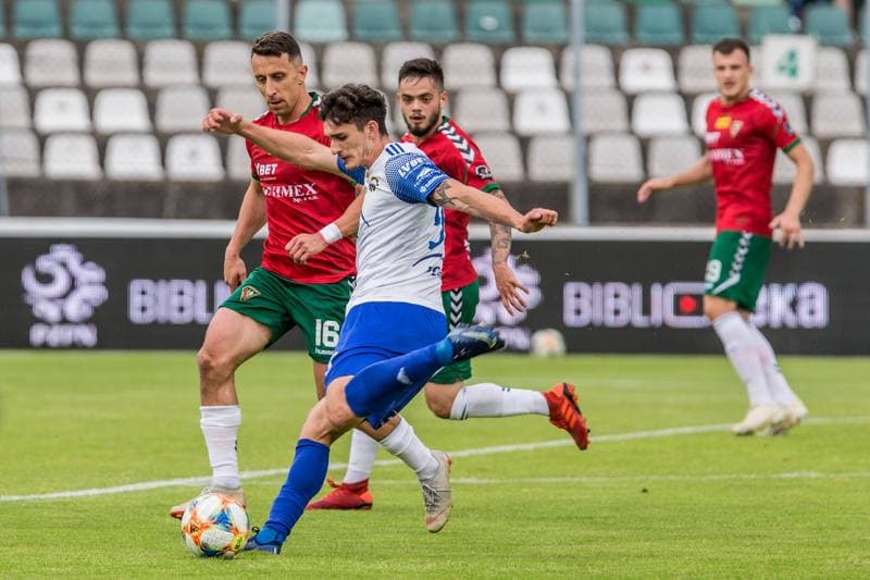 Football. Fortuna I Liga. Zaglebie Sosnowiec - Stal Mielec. 17.07.2020