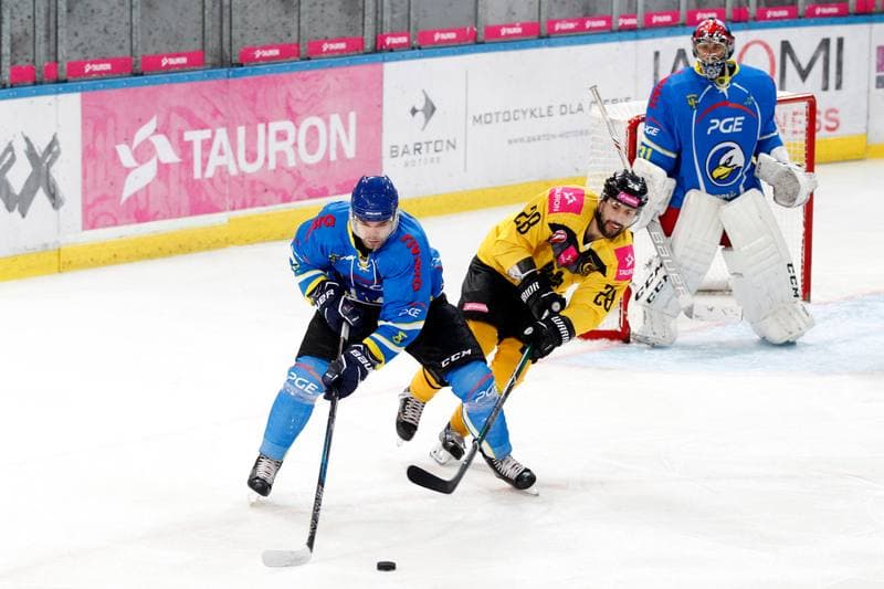 Ice Hockey. Tauron Hokej Liga. Tauron KH GKS Katowice - PGE Orlik Opole. 20.10.2017