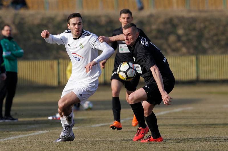 Football. II Liga. Rozwoj Katowice - GKS Belchatow. 24.03.2018