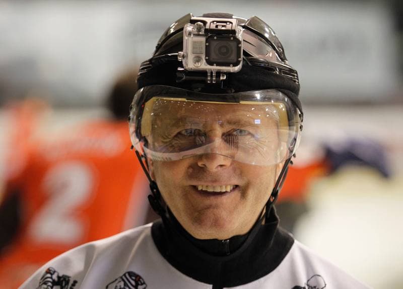 Ice Hockey. Hokej z Gwiazdami. Reprezentacja Hokejowa Artystow - Motorsportowcy. 18.01.2014