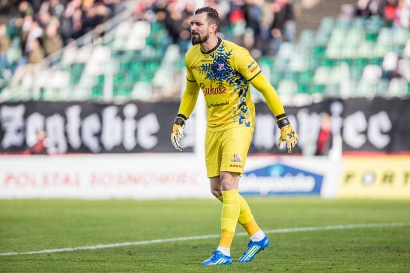 Football. Fortuna I Liga. Zaglebie Sosnowiec - Podbeskidzie Bielsko-Biala. 24.10.2021