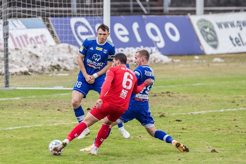 Football. Fortuna I Liga. Zaglebie Sosnowiec - Bruk-Bet Termalica Nieciecza. 27.02.2021
