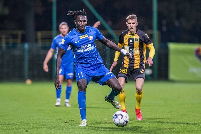 Football. Fortuna I Liga. GKS Katowice - Puszcza Niepolomice. 23.10.2021