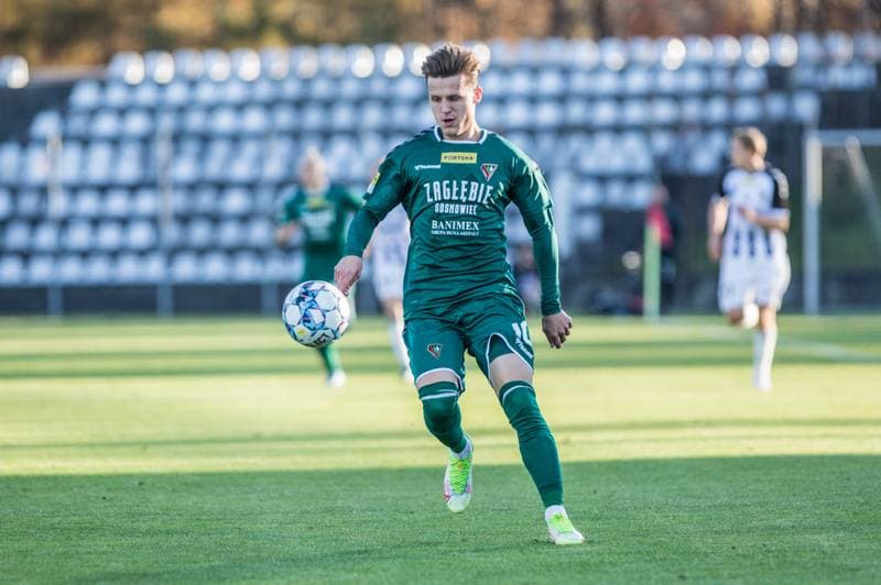 Football. Fortuna I Liga. Sandecja Nowy Sacz - Zaglebie Sosnowiec. 31.10.2021