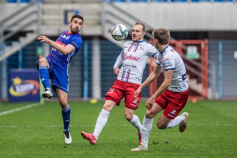 Football. PKO BP Ekstraklasa. Piast Gliwice - Podbeskidzie Bielsko-Biala. 03.05.2021