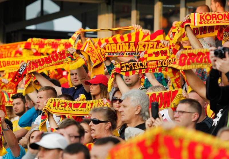 Football. T-Mobile Ekstraklasa. Korona Kielce - Podbeskidzie Bielsko Biala. 15.09.2014