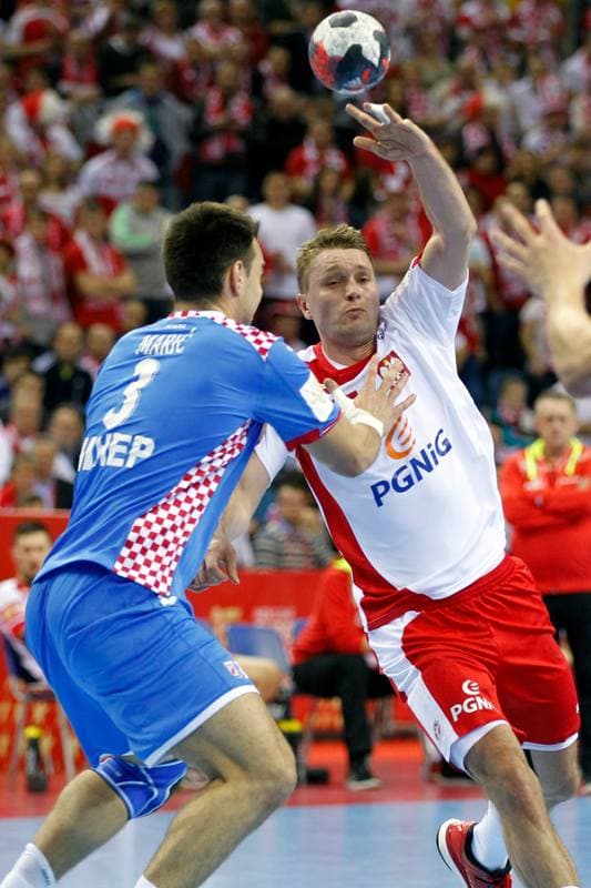 Handball. EHF Euro 2016. Poland - Croatia. 27.01.2016