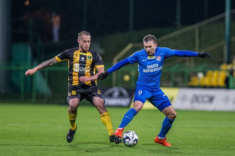 Football. Fortuna I Liga. GKS Katowice - Puszcza Niepolomice. 23.10.2021