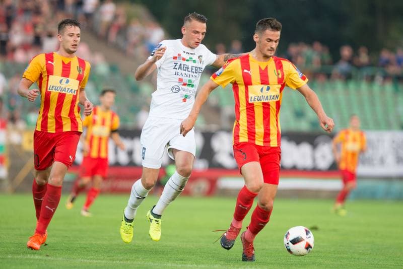 Football. Polish Cup. Zaglebie Sosnowiec - Korona Kielce. 10.08.2017
