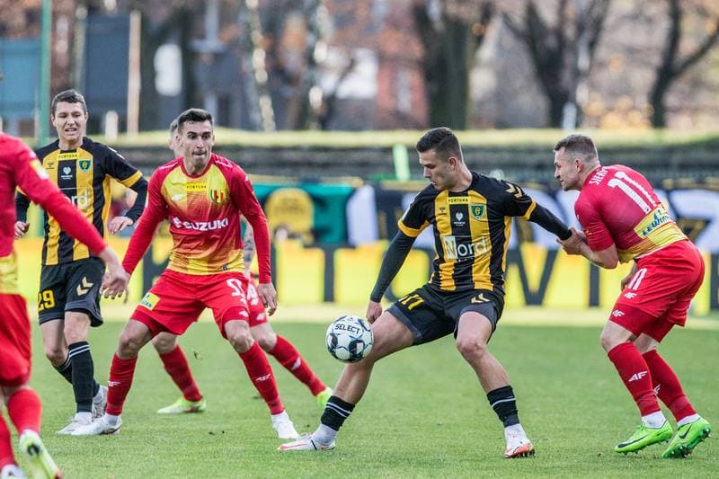 Football. Fortuna I Liga. GKS Katowice - Korona Kielce. 06.11.2021