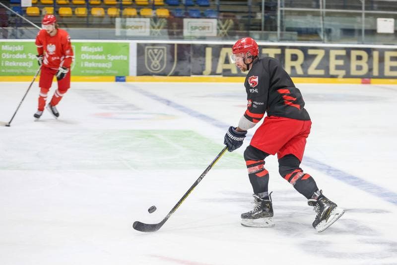 Ice Hockey. Poland national team. Training. 10.12.2023