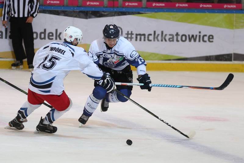 Ice Hockey. Polska Hokej Liga. SMS PZHL Katowice - Automatyka Gdansk. 12.10.2017