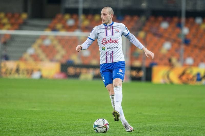 Football. PKO BP Ekstraklasa. Podbeskidzie Bielsko-Biala - Lech Poznan. 23.04.2021