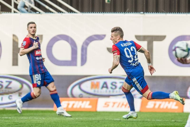 Football. PKO BP Ekstraklasa. Piast Gliwice - Lech Poznan. 08.05.2022