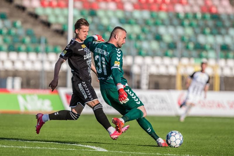 Football. Fortuna I Liga. Zaglebie Sosnowiec - Sandecja Nowy Sacz. 08.05.2022