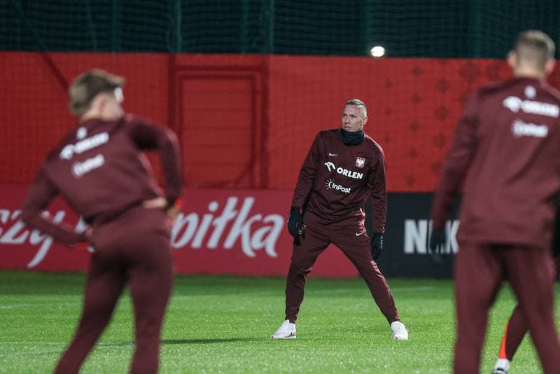 Football. Poland national team. Training. 06.10.2025