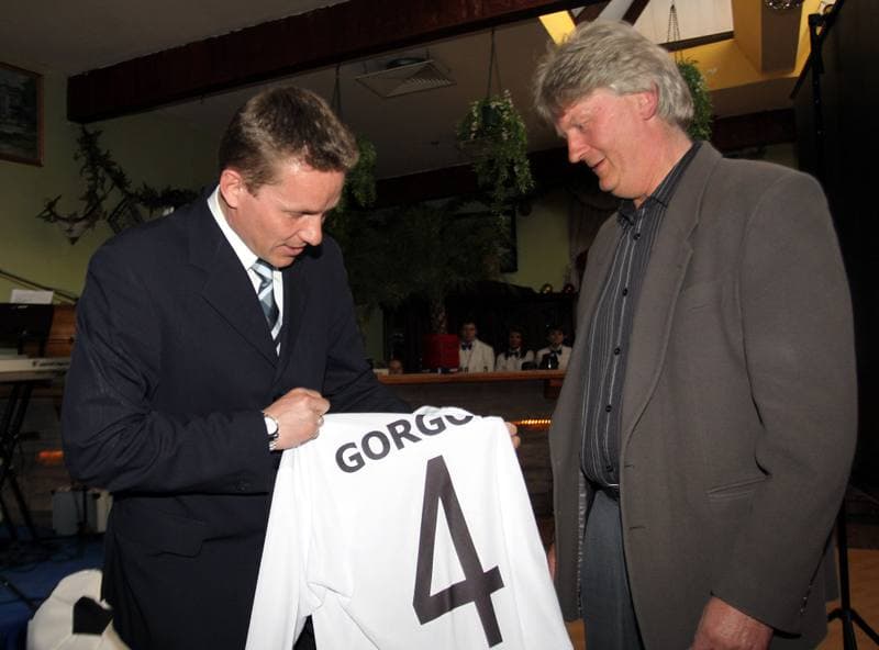 Football. Gornik Zabrze. Press Conference. 23.04.2010