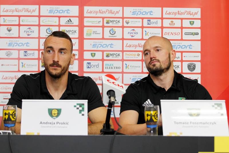 Football. GKS Katowice. Press Conference. 20.07.2016