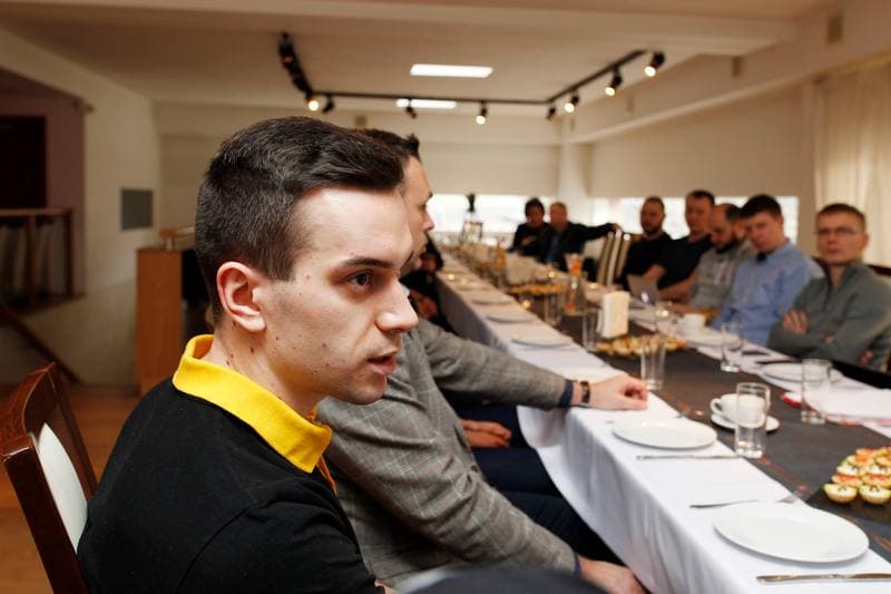 Volleyball. GKS Katowice. Press Conference. 08.03.2018