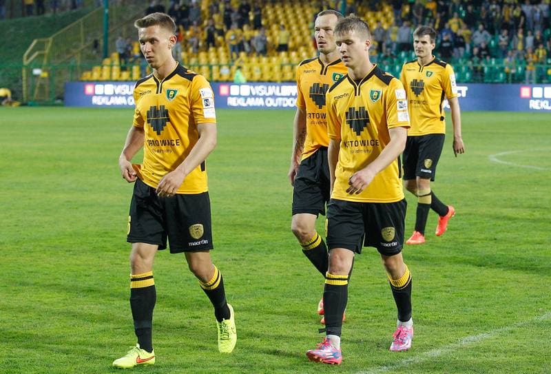 Football. I Liga. GKS Katowice - Zaglebie Lubin. 25.04.2015