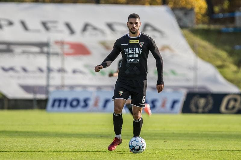 Football. Fortuna I Liga. Zaglebie Sosnowiec - Podbeskidzie Bielsko-Biala. 24.10.2021