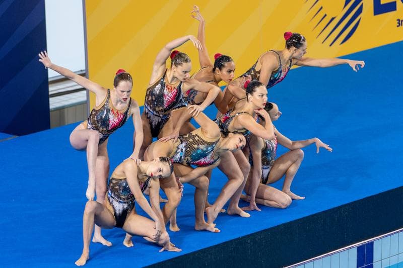 Artistic Swimming. European Games. Team Acrobatic Routine. 24.06.2023