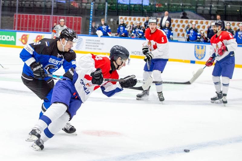 Ice Hockey. World Championship Division 1 Group B. Estonia - Serbia. 30.04.2022