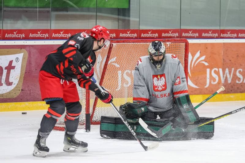 Ice Hockey. Poland national team. Training. 10.12.2023