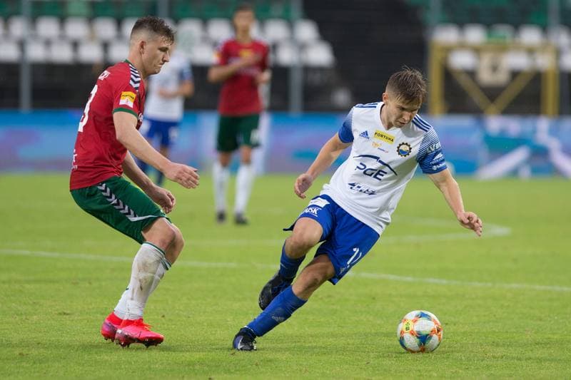 Football. Fortuna I Liga. Zaglebie Sosnowiec - Stal Mielec. 17.07.2020