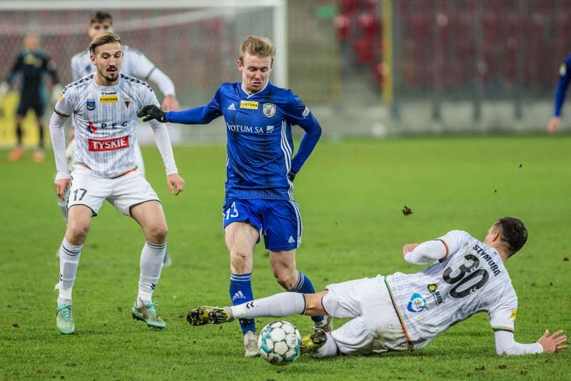 Football. Fortuna I Liga. GKS Tychy - Miedz Legnica. 21.11.2020