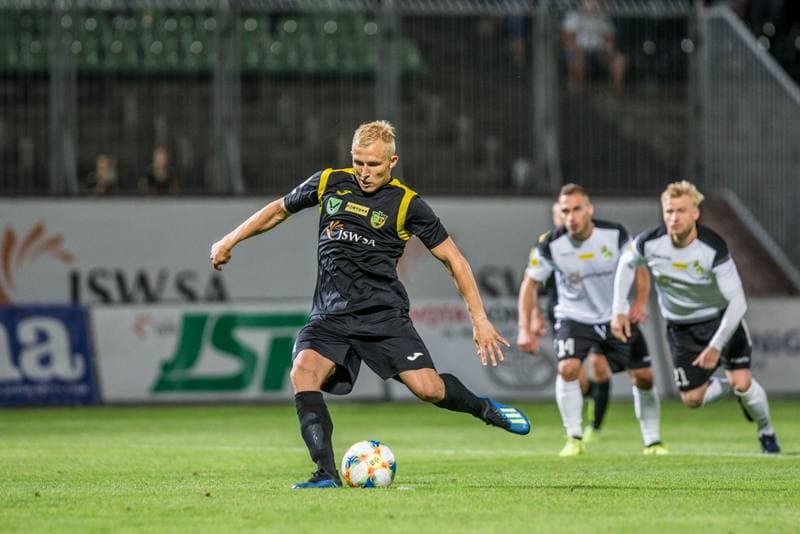 Football. Fortuna I Liga. GKS Jastrzebie - GKS Belchatow. 17.08.2019