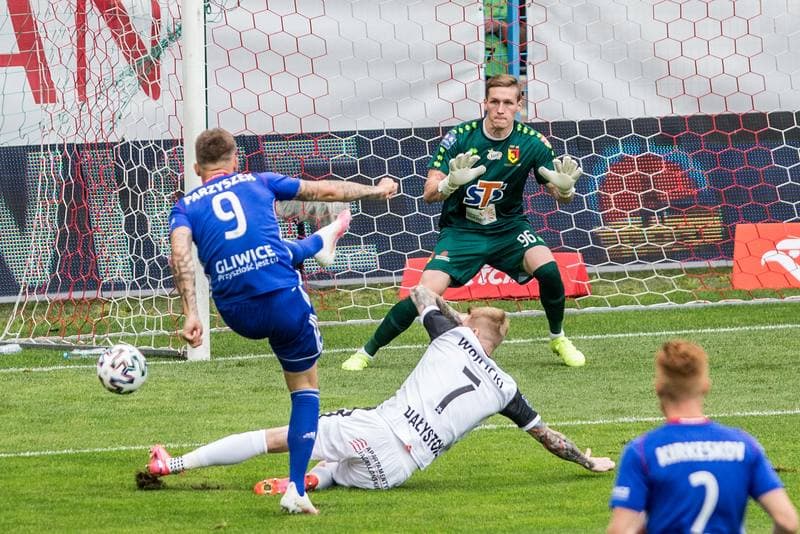 Football. PKO BP Ekstraklasa. Piast Gliwice - Jagiellonia Bialystok. 12.07.2020