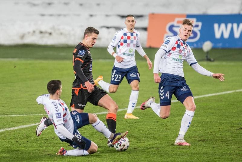 Football. PKO BP Ekstraklasa. Gornik Zabrze - Lech Poznan. 30.01.2021