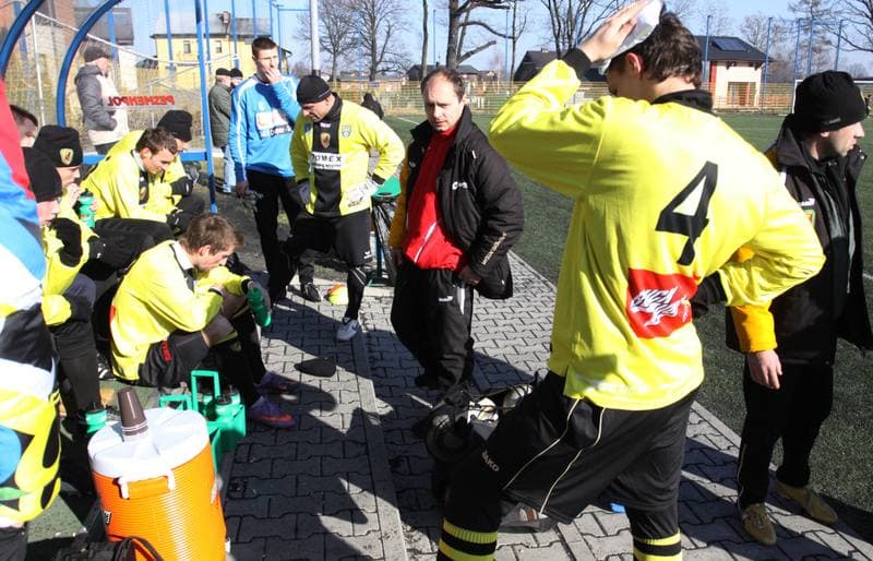 Football. Sparing. GKS Tychy - Ruch Radzionkow. 12.02.2011