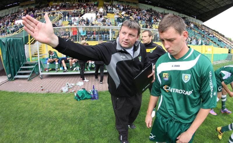 Football. I liga. GKS Katowice - Kolejarz Stroze. 03.09.2011