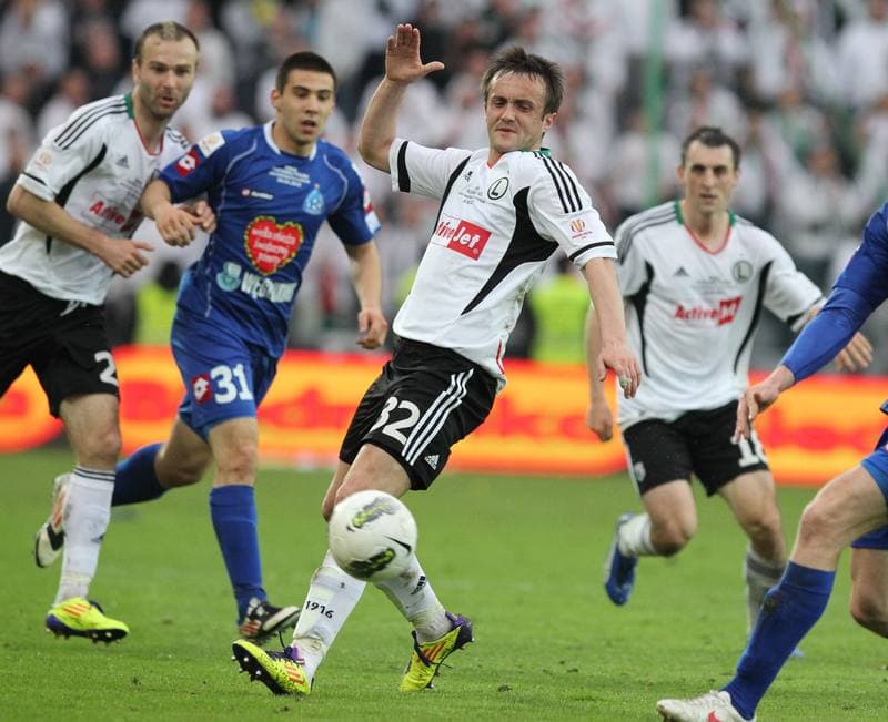 Football. Puchar Polski. Legia Warsaw - Ruch Chorzow. 24.04.2012