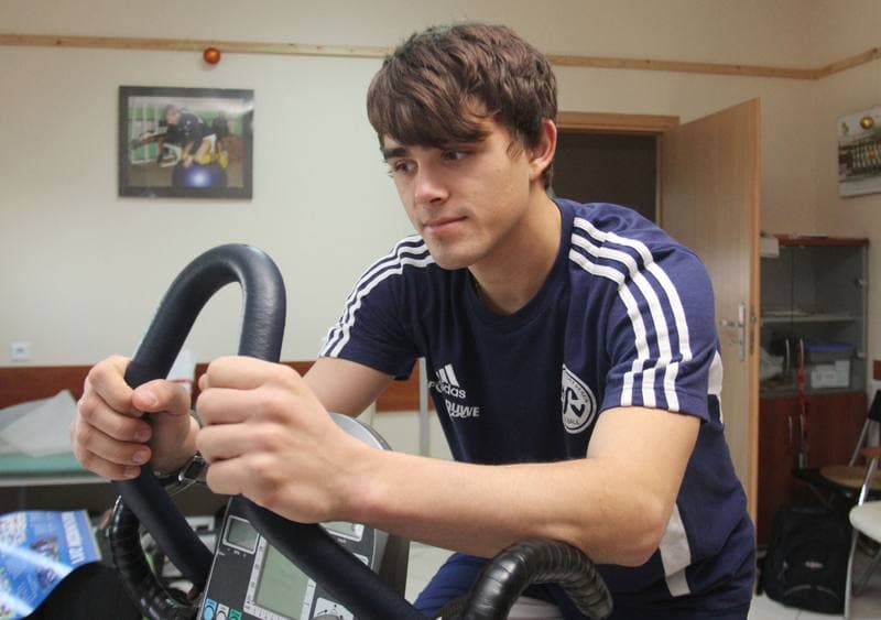 Football. Michael Wojcik. Training. 16.12.2011