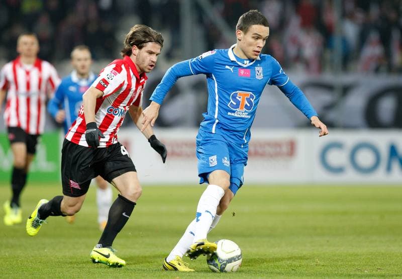 Football. T-Mobile Ekstraklasa. Cracovia Krakow - Lech Poznan. 25.11.2013
